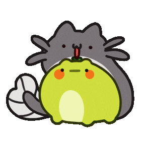 PondHQ giphyupload cat cats frog Sticker