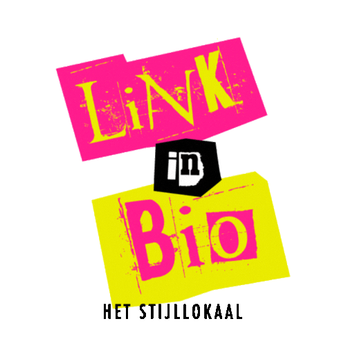 hetstijllokaal giphyupload link bio linkinbio Sticker
