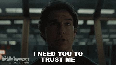 Trust Mi GIF by Mission: Impossible