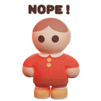 3D No Sticker by haenhaeno0o