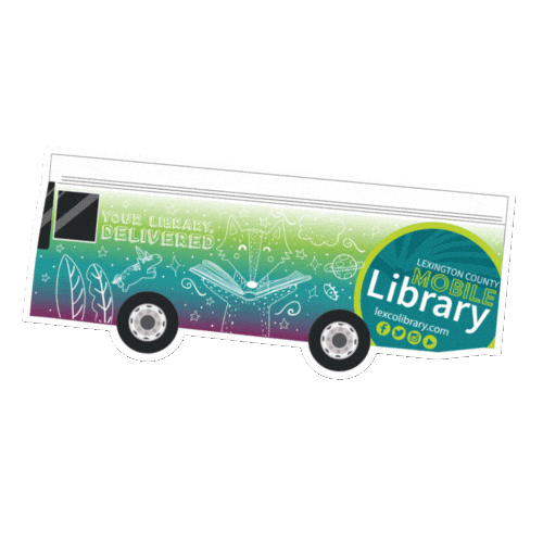lexcolibrary giphyupload library myles bookmobile Sticker