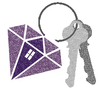 Sparkle Keys Sticker by Diamond Home Group