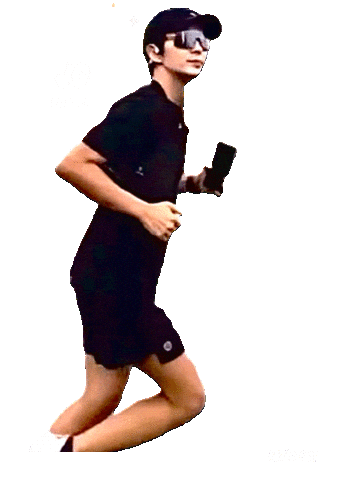 Love You Run Sticker