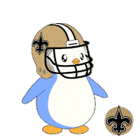 New Orleans Football Sticker by Pudgy Penguins
