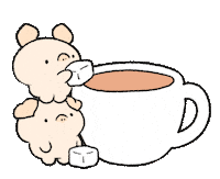 Coffee 小豬 Sticker by BREAD TREE