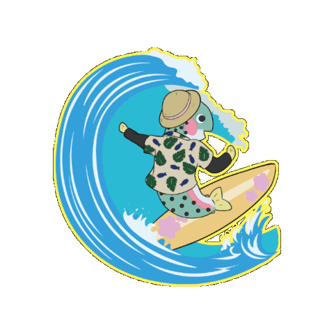 Surf Go Sticker by Shimizukouen
