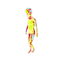 3D Walking Sticker by Nico Daunt