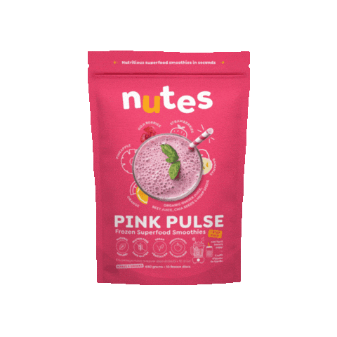 nutesnutrition giphygifmaker smoothie smoothies nutes Sticker