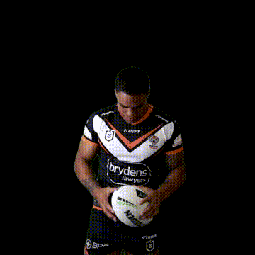Football Celebration GIF by Wests Tigers