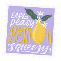 Lemon Stamp Sticker