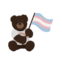 Bear Trans Sticker by BVK Students Hannover
