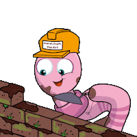 Working Down To Earth Sticker by VeeFriends
