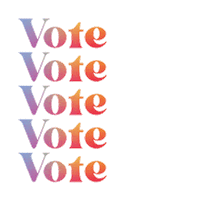 Voting Vote For Me Sticker by The Influence Agency