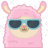 SAExpeditions llama machu picchu pink llama cool llama Sticker