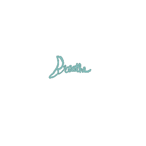 Breathe In Breathe Out Sticker by Lily Williams