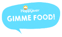 HappyBabyOrganics food baby blue yummy Sticker