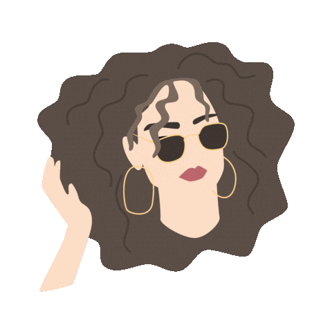 issvrt_ curls curly hair issart issvrt Sticker