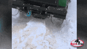 gyrotrac snow plow winter snow mulcher mulching GIF