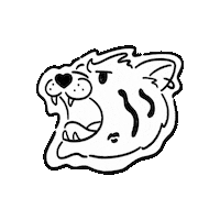 Angry Tiger Sticker