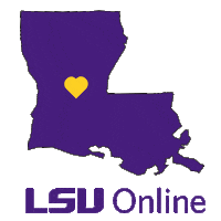 Louisiana Alexandria Sticker by LSU Online