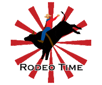 Cowboy Bull Sticker by GreenFox Marketing Solutions