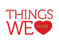 Heart Love Sticker by maskmatters