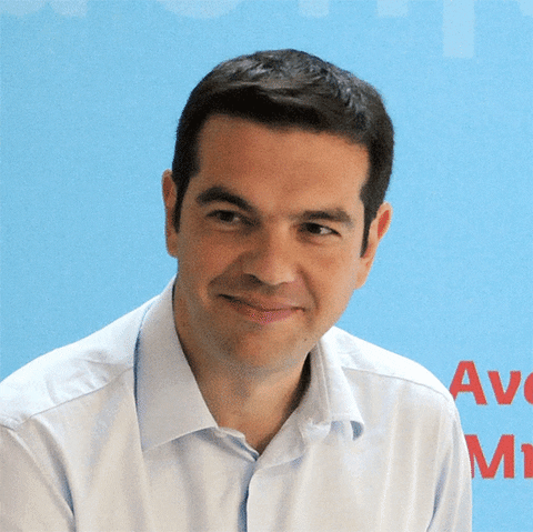 happy alexis tsipras GIF