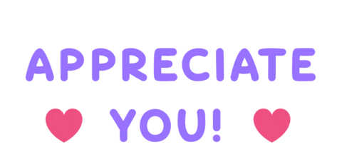 Thanks Love Sticker by Wambi