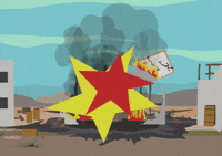 fire smoke GIF by South Park 