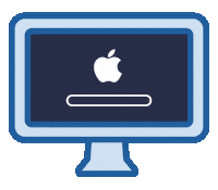 Computer Startup Sticker by Sussman Consultants