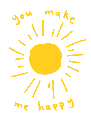 Happy You Are My Sunshine Sticker