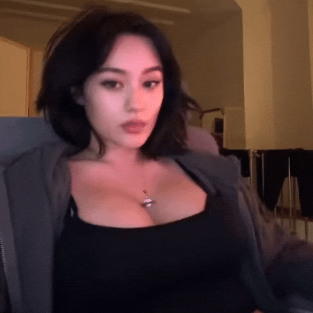 Staring Cute Girl GIF