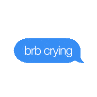 Sad Hold On Sticker