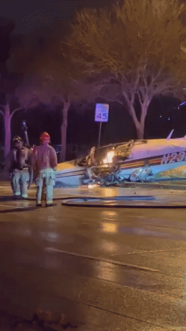 Small Plane Crashes Onto Texas Highway, Injuring Two