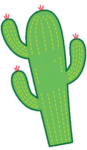 desert cactus Sticker by Case Gods