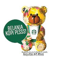 Local Artist Bearista Sticker by Starbucks Malaysia