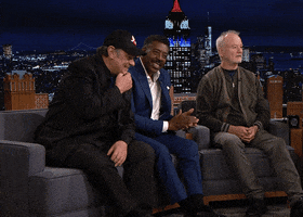 Happy Bill Murray GIF by The Tonight Show Starring Jimmy Fallon