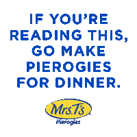Fun Cooking Sticker by Mrs. T's Pierogies
