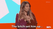 regina hall the bitch set him up GIF by BET Awards