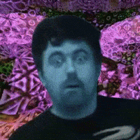 Cragsand rainbow trippy psychedelic confused GIF