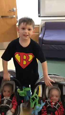 4-Year-Old is a Real Superhero After Donating Bone Marrow to His Twin Brothers