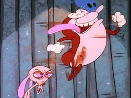 ren and stimpy nicksplat GIF