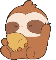 Sloth Spank Sticker