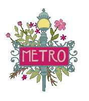 tishyaoedit france paris french art deco Sticker