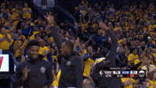 golden state warriors happy dance GIF by NBA