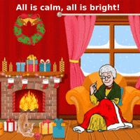 Happy Mrs Claus GIF