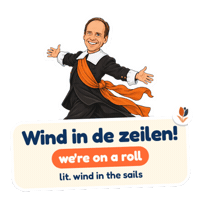 Winning Lets Go Sticker by Dutch Fluency