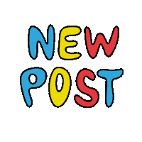 Happy Post Sticker