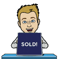 Celebrate Real Estate Sticker by Aaron Lillie
