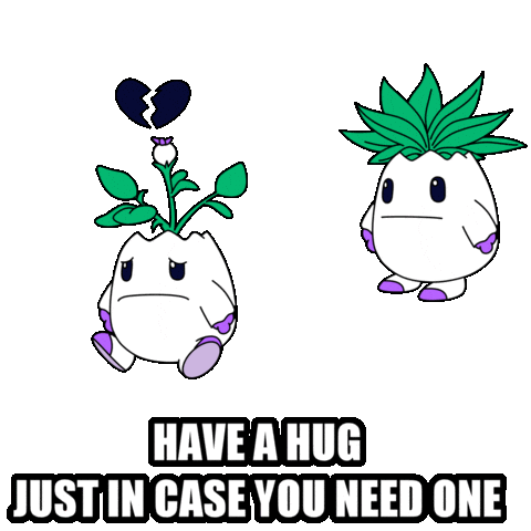 I Love You Hug Sticker by Magic Eden